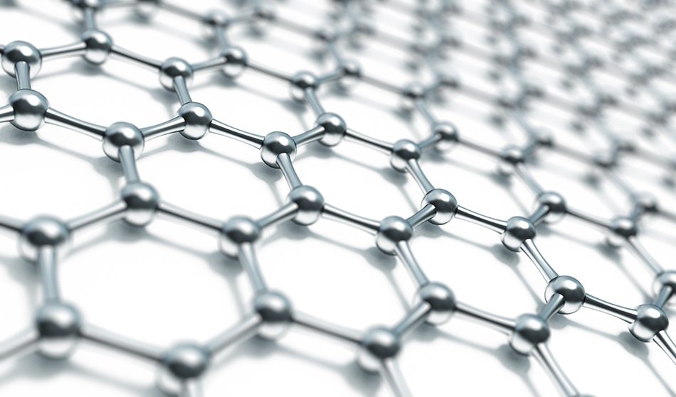 Graphene structure with interconnected carbon atoms, illustrating advanced material properties relevant to investment strategies and financial growth in technology sectors.